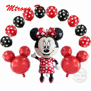 Globo inflable de <span class=keywords><strong>minnie</strong></span> Mouse para niños, globos de aluminio de helio para fiesta de cumpleaños, globo personalizado para boda, gran oferta - Product Image 2