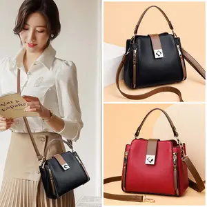 Retro Women Handbags High Quality Leather Women's Handbag Shoulder Crossbody Bags