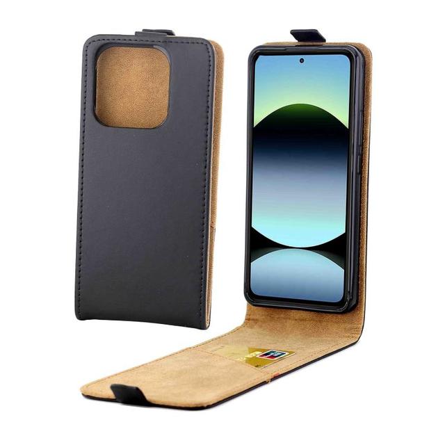 Markdown Sale for Xiaomi Redmi Note 14 4G 164.84mm Vertical Flip Leather Phone Case with Card Slot Phone Protective Cover