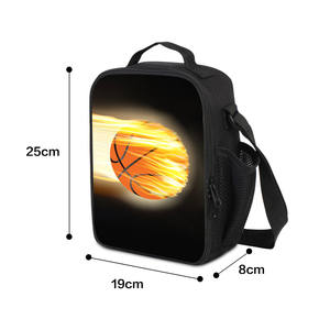 Basketball School Back Pack Passende Schult asche mit Lunch Kit Bag für Jungen - Product Image 3