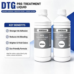 น้ำยาเตรียมพื้นผิว DTG สำหรับหมึกสีขาว เสื้อยืดสีเข้มและสีอ่อน น้ำยาเตรียมพื้นผิวแบบน้ำ ขายส่งจำนวนมากจากโรงงาน - Product Image 1