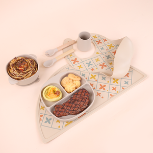 حصيرة طاولة سيليكون للأطفال حديثي الولادة, تصميم جديد رائج 2 طقم خفيف الوزن سهل المسح ومسح نظيف - Product Image 2