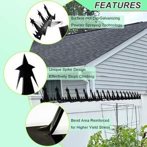 Púas de Seguridad Anti-Escalada de Alta Resistencia de 74 Pulgadas para Cercas, Disuasión de Intrusos y Animales, Fabricadas con Alambre de Hierro y Alambre de Púas, Categoría de Producto - Product Image 4