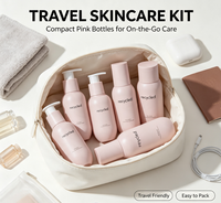 Flacon pompe en plastique blanc carré de luxe PET 30/60 ml, ensemble d'emballage pour soins personnels, soins de la peau, flacon d'huile essentielle pour le visage, cosmétique