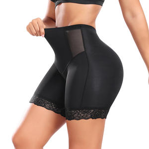 Pantalones cortos con faja <span class=keywords><strong>para</strong></span> el cuerpo <span class=keywords><strong>de</strong></span> cintura alta <span class=keywords><strong>para</strong></span> <span class=keywords><strong>mujer</strong></span>, bragas con Control <span class=keywords><strong>de</strong></span> barriga con levantamiento <span class=keywords><strong>de</strong></span> glúteos <span class=keywords><strong>para</strong></span> vestido, transpirables con encaje decorado - Product Image 5