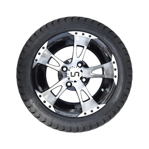 SRGCTW-207 12 "Roues et pneus en alliage pour voiturette de golf Roue et pneu pour voiturette de golf Combo 215/35-12 TIre - Product Image 1