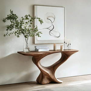 Mueble Consola <span class=keywords><strong>de</strong></span> <span class=keywords><strong>Madera</strong></span> Maciza del Fabricante, Mesa Consola Rústica, Mesa Consola Personalizada Estilo Granja, Mesa <span class=keywords><strong>de</strong></span> Entrada, Mesa Estrecha para Decoración del Hogar - Product Image 2