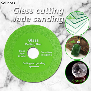 Lame de coupe diamantée brasée de 4.5 pouces, lame de scie diamantée coupe bouteilles de <span class=keywords><strong>vin</strong></span> en cristal de jade discothèques de coupe diamantados en céramique - Product Image 2