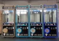 Maison d'amusement à pièces d'intérieur Arcade cadeau poupée Machine grue griffe Machine jouets à vendre pour les centres de jeux pince à griffes