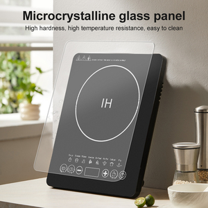 Bếp điện từ 1800W, mặt bếp điện, làm nóng nhanh, bếp IH với bảng điều khiển cảm ứng, dùng cho nấu ăn hàng ngày tại nhà và lẩu - Product Image 6