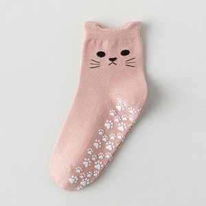 Calcetines de Yoga para Mujer, Transpirables, Antideslizantes, Profesionales, para Pilates y Fitness, Diseño de <span class=keywords><strong>Gato</strong></span> de Dibujos Animados, a Media Pantorrilla, Mezcla de Algodón, Venta al Por Mayor - Product Image 6
