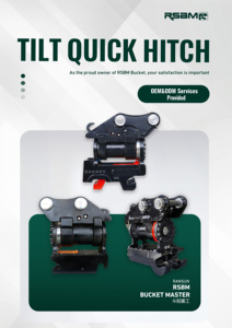 Inclinazione RSBM girevole attacco rapido per escavatori attacco efficiente per attrezzature edili - Product Image 5