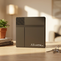 جهاز تلفزيون ذكي XS97 ATV MINI TV Box بمعالج Allwinner H618 يعمل بنظام أندرويد بدقة 4K UHD مع واي فاي ثنائي النطاق لبث المحتوى للترفيه المنزلي