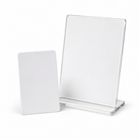 Support de menu transparent en acrylique, porte-panneau de table, support de carte de prix personnalisé pour restaurant, hôtel, comptoir