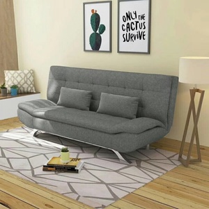 Canapé-lit moderne en cuir PU pour petit salon de bureau, canapé-lit pliable en tissu technologique pour la maison - Product Image 4