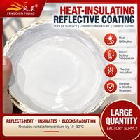 Revêtement de toiture thermique à économie d'énergie pour surfaces métalliques, peinture réfléchissante de la chaleur, imperméable et anticorrosion