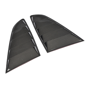 Carbon Fiber Exterior Accessories Rear <strong>Window</strong> <strong>Vents</strong> for Ford Mustang GT Coupe 2-Door 15-17 - Product Image 2