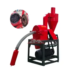 300~400kg/H Self-Priming Corn Grinder For Fish Feed Processing Rice Husk Maize Grinding Machine Crusher Grain Mill Machine