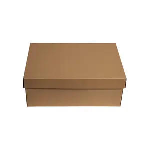 Custom Logo Customized Wholesale Brown Kraft Corrugated Cardboard Paper Mailer Folding Packaging Large Shipping Carton Boxes