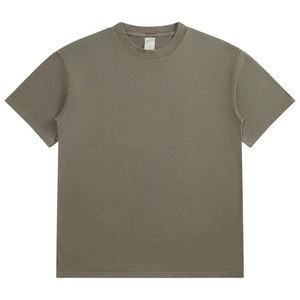 Nueva Llegada, Camiseta Lisa de Algodón 100% de 280 g/m², Impresión Personalizada al por Mayor, Lavado Ácido Vintage, Talla Grande, Ecológica - Product Image 3