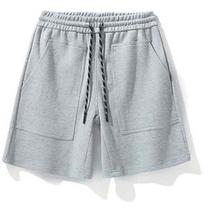 Pantalones Cortos de Verano para Hombre, Transpirables, de Poliéster, Estilo Casual, Largos hasta la Pantorrilla, con Cordón Ajustable y Bolsillos Grandes, Estilo Urbano Americano - Product Image 1