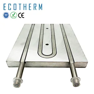 Охлаждающая алюминиевая пластина для охлаждения жидкости Ecotherm, бесплатный дизайн, радиатор, водяная охлаждающая пластина