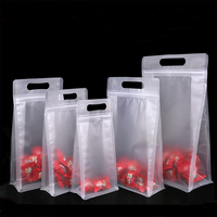 Hitteverzegelbare, herbruikbare, voedselveilige, gelamineerde, transparante staande pouch voor rijstmeel, diervoeder, gedroogd fruit & brood