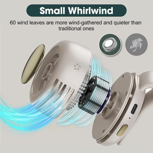 Ventilateur à clipser sur la ceinture, rechargeable par USB, ventilateur personnel portable, silencieux, mini ventilateur - Product Image 2