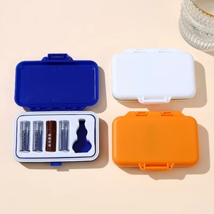 Mini boîte à médicaments portable rectangulaire recouverte de trois couleurs aléatoires pour usage d'urgence des personnes âgées - Product Image 4