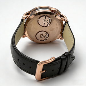 Nuevo Reloj Deportivo de Lujo de Alta Calidad, Reloj de Acero Inoxidable Elegante para Hombre, Correa de Cuero de 20 mm, Reloj de Cuarzo con Movimiento RONDA - Product Image 4