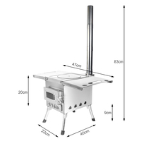 Vente en gros de plateau de camping de qualité supérieure tapis portable barbecue grill coréen four à pizza feu de bois