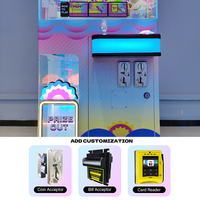 Machine à griffes de taille adulte Neofuns avec matériaux en métal, plastique et fer, attrapeur de prix, attrapeur de bonbons avec plaque de poussée