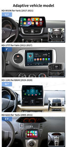 Estéreo de coche Android 13 para <span class=keywords><strong>Toyota</strong></span> <span class=keywords><strong>Yaris</strong></span> Vios Series Pantalla inalámbrica Carplay Android Auto Player con navegación GPS - Product Image 3