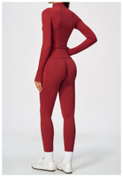 Ensemble de yoga trois pièces TongJoes en nylon ajusté, avec cardigan, pour la course et le sport, séchage rapide