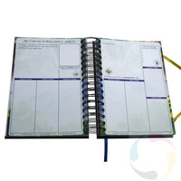 Agenda 2025 en gros, carnet de planification, impression personnalisée, pages couleur, reliure spirale, liste de contrôle quotidienne, agenda à succès