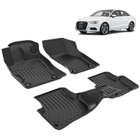 Vente en gros de tapis de sol de voiture en Tpe au design 3d personnalisé tout temps pour Audi A3 Sedan / S3 Revêtement de sol de voiture