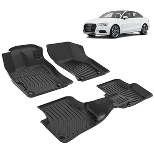 Vente en gros de tapis de sol de voiture en Tpe au design 3d personnalisé tout temps pour Audi A3 Sedan / S3 Revêtement de sol de voiture - Product Image 2