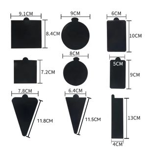 Mini planches à gâteaux dorées rondes carrées Base de Cupcake assiettes en papier cercle planche à Dessert pour gâteau bricolage cuisson fête mariage anniversaire - Product Image 3