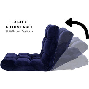 كرسي أرضي للاسترخاء قابل للطي بتصميم عصري للألعاب، كرسي استرخاء مبطن بمسند ظهر قابل للتعديل لغرفة المعيشة، متوفر للبيع بالجملة حسب الطلب - Product Image 3