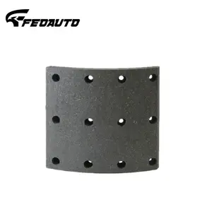 Heavy Duty Dump Rear Brake lining 19938 19939 VL/87/1 Trailer Bus Suppliers brake Lining For Shacman Howo Dongfeng