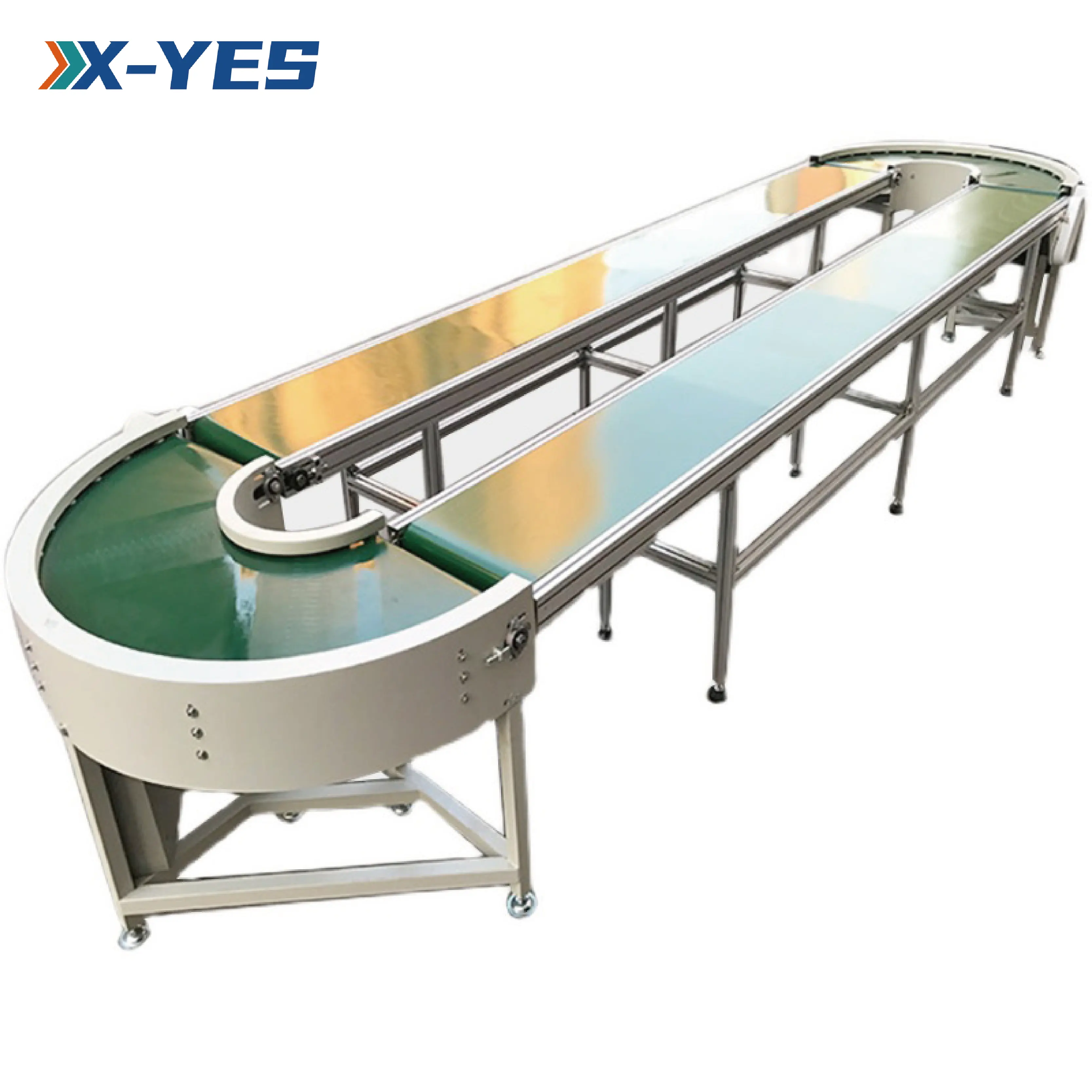 Pabrik X-YES penjualan langsung karet kualitas tinggi dan PVC sabuk datar rol konveyor