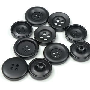 Boutons en corne noire à la mode en gros Boutons <span class=keywords><strong>de</strong></span> costume <span class=keywords><strong>de</strong></span> créateur <span class=keywords><strong>de</strong></span> couleur naturelle - Product Image 2
