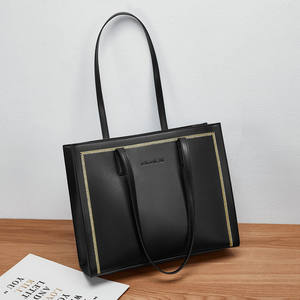 中国最佳供应商方形手提包手袋优雅刺绣大皮包和皮革手袋2021 - Product Image 2