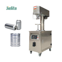 Machine semi-automatique de sertissage de boîtes de conserve, de capsulage et de scellage pour bouteilles de bière, gobelets à jus d'orange et contenants en aluminium