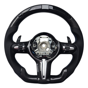 Popular Wholesale Leather Carbon Fiber LED Steering <b>Wheel</b> for BMW 3 Series 5 Series F10 F20 F30 F90 F01 F02 Car Steering <b>Wheel</b> - Product Image 1