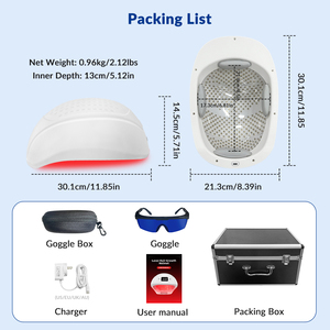 Casque de thérapie laser pour la repousse des cheveux 650nm : <span class=keywords><strong>avis</strong></span> et coût du traitement par lumière de faible intensité pour la croissance des cheveux et chapeau de stimulation capillaire - Product Image 6