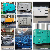 Générateur à onduleur électrique diesel Asaman 400kva Tunisie insonorisé 50kw 165kw générateur diesel avec Ats