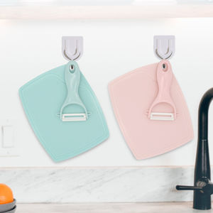 Tijeras multifuncionales para cocina, afilador de traje, mango de plástico, <span class=keywords><strong>mini</strong></span> Cuchillo pequeño de cerámica para frutas, juego de tres piezas - Product Image 4