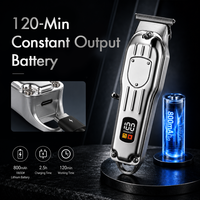 Tondeuse à cheveux PRITECH Zero Gapped, tondeuse de précision à lame en T pour hommes, coupe de cheveux nette et précise, toilettage de précision, USB