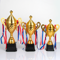 Best-seller trophée couleur or Champions coupe petites oreilles trophée coupe du monde football football